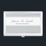 Étui Pour Cartes De Visite Bureau Classique Entreprise Administration Entrepr<br><div class="desc">Élégant d'un marketing, de promotion, de publicité cadeau professionnel pour les affaires, les bureaux et pour un usage personnel. Nom personnalisé, www, motif simple avec des couleurs douces et délicates. Belle entreprise cadeau pour les clients réguliers. Conception personnalisée et simple avec espace pour votre logo. Promotional business fournit des cadeaux...</div>