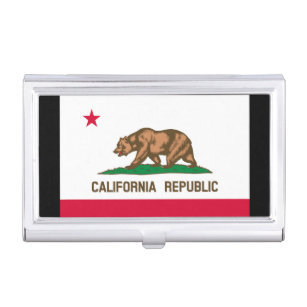 Étui Pour Cartes De Visite California State Flag Design