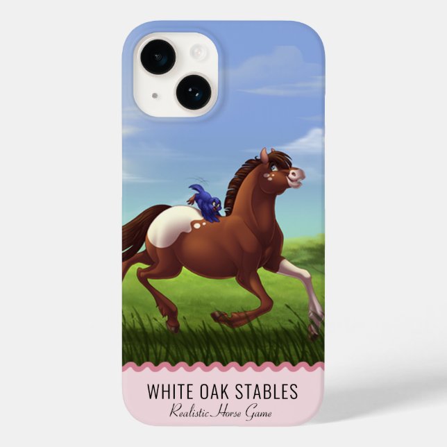 Étui pour cheval Appaloosa galopant Case-Mate (Verso)