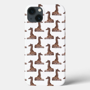 Étui pour iPad Baby Giraffe Frenzy (Blanc)