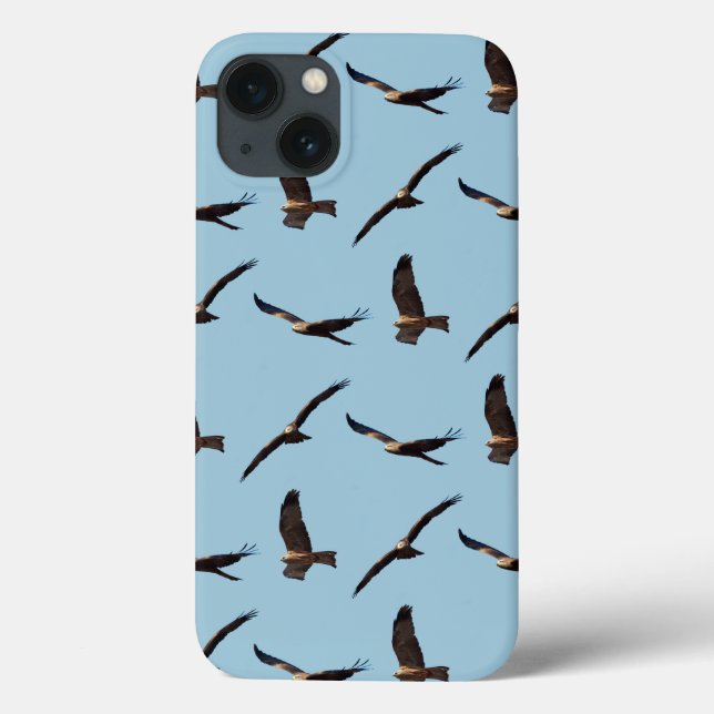 Étui pour iPad Mini Black Kite Frenzy (Choisissez  (Verso)