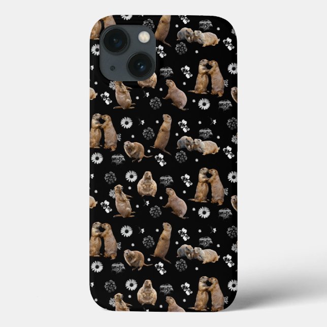 Étui pour iPad Mini Prairie Dog Party (Noir) (Verso)