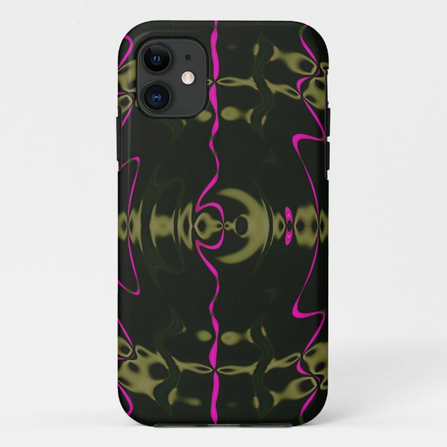Étui pour iPhone5 Lumières Roses (Dos)