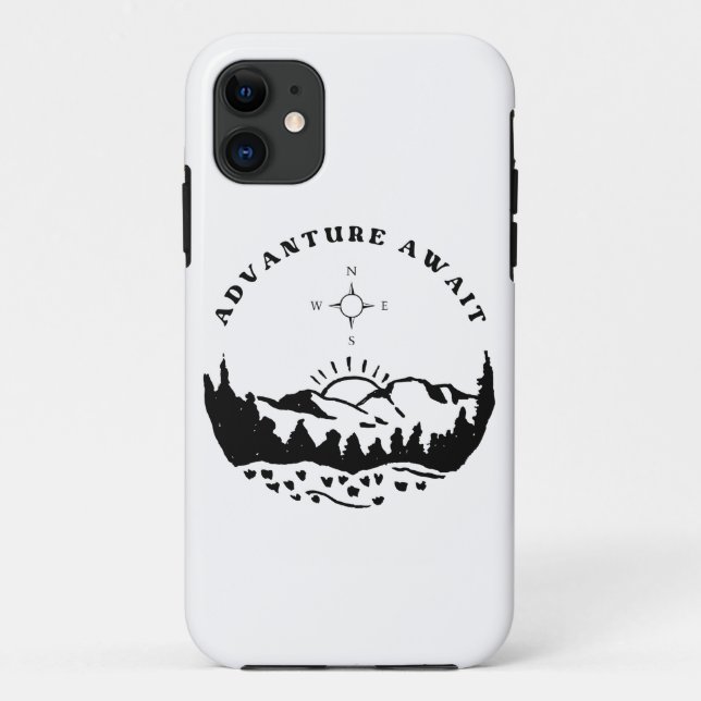 Étui pour iPhone 11 Aventure Attend (Dos)