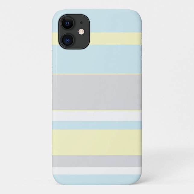 Étui pour iPhone 11 Couleurs Pastel Vibes Positive (Dos)