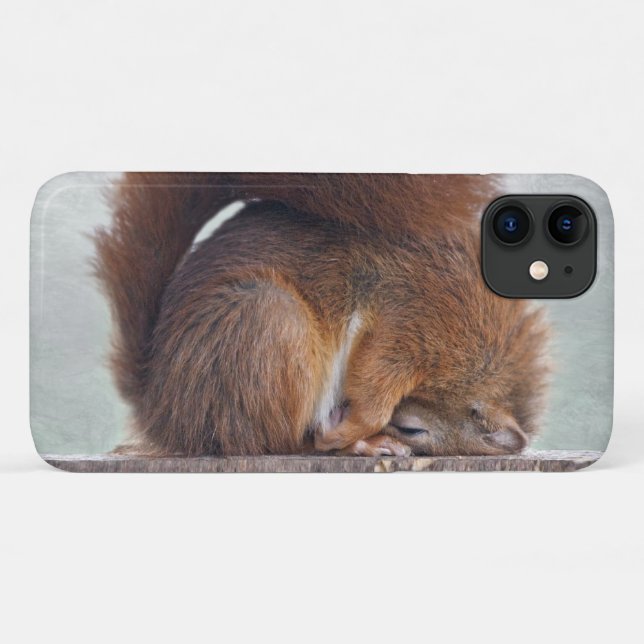 Étui pour iPhone 11 Lotus Squirrel (Dos (Horizontal))