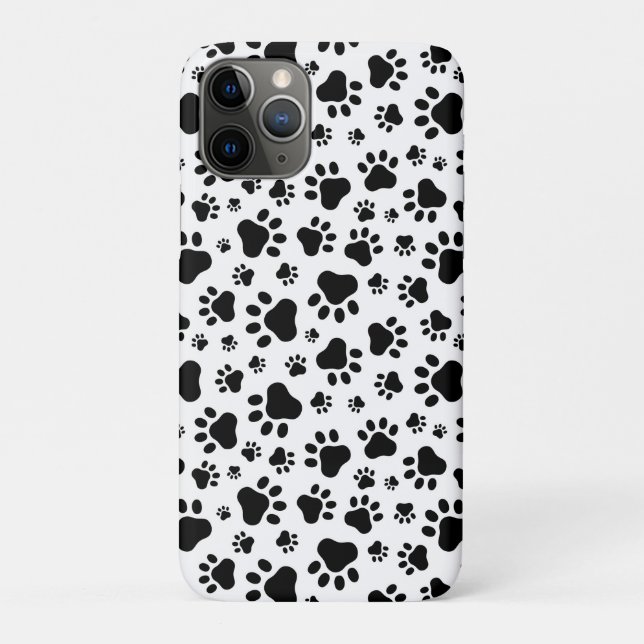 Étui pour iPhone 11 Pro Paw Prints (Dos)