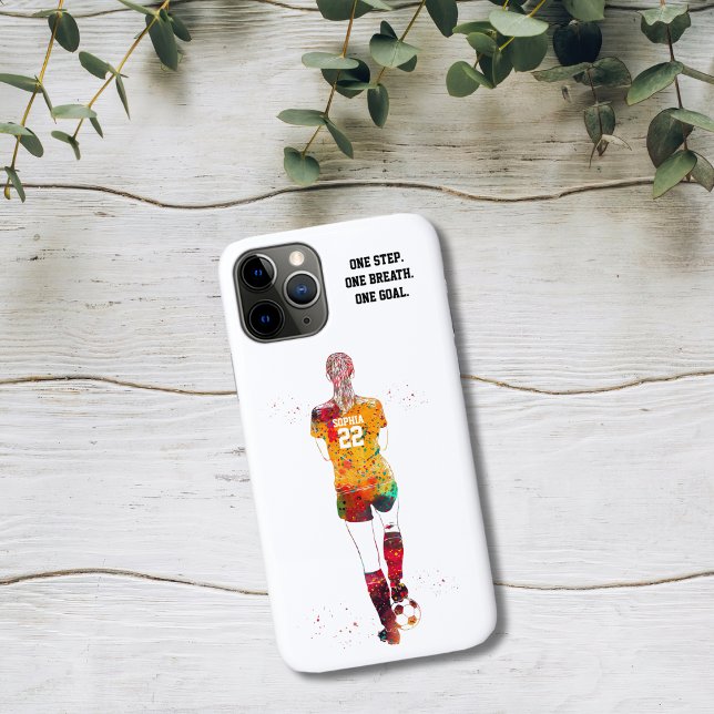 Étui pour iPhone 11 Pro pour footballeuse (Créateur téléchargé)