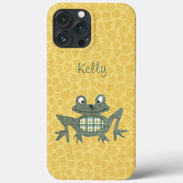 Étui pour iPhone 13 Grenouille Mignonne (Verso)