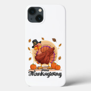 Étui pour iPhone 13 Typography Happy Thanksgiving