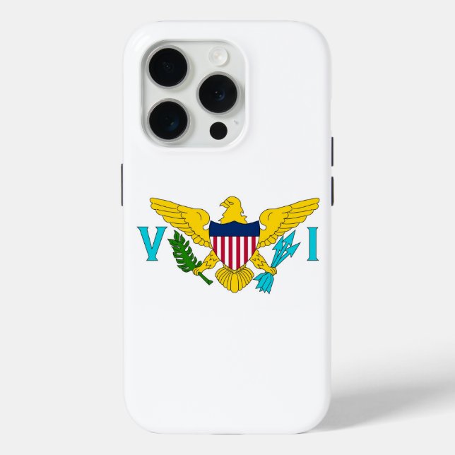 Étui pour iPhone 15 Pro Case-Mate, drapeau des île (Verso)