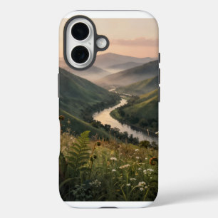 Étui pour iPhone 16 avec impression d'art de paysa