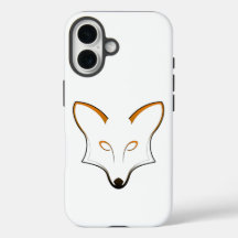 Étui pour iPhone 16 avec logo de renard