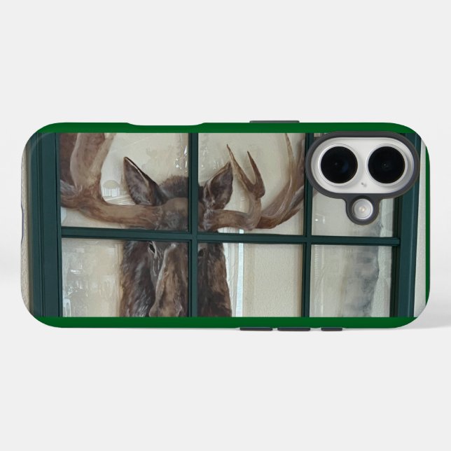 Étui pour iPhone 16 conçu par Bull Moose Art  (Verso (horizontal))