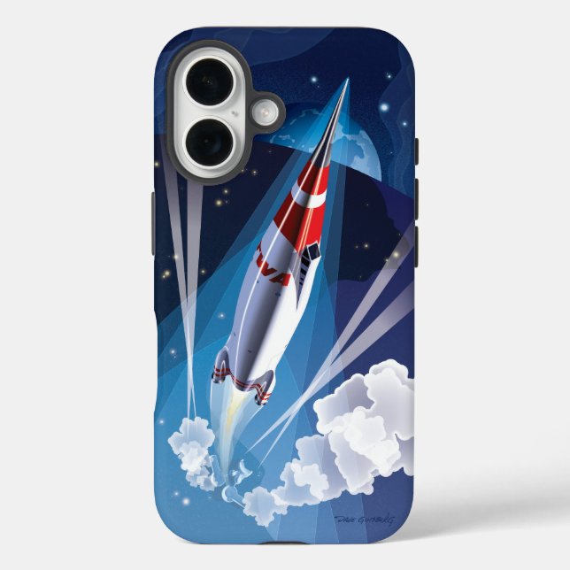 Étui pour iPhone 16 : Fly TWA (Verso)