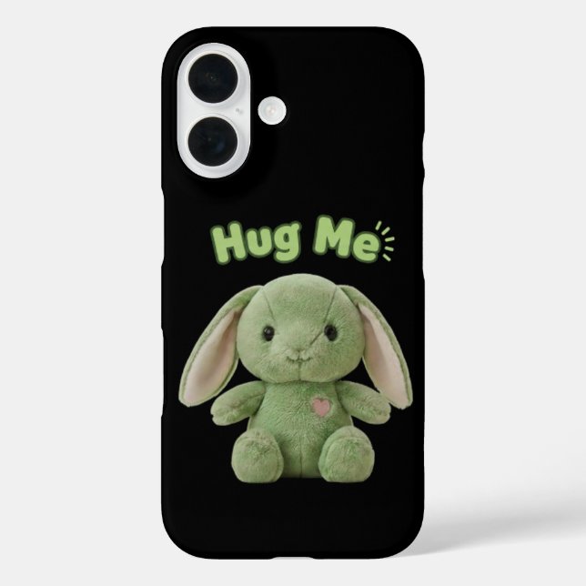 Étui pour iPhone 16 Hug Me Bunny (Verso)