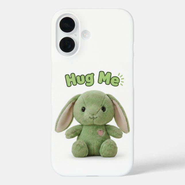 Étui pour iPhone 16 Lapin Câlin (Verso)
