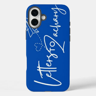 Étui pour iPhone 16+ Lettres à Zachary