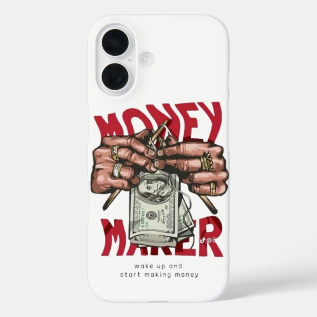 Étui pour iPhone 16 Money Maker (Verso)