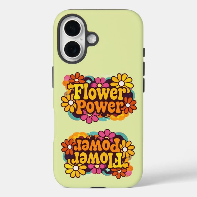 Étui pour iPhone 16 Pro | Électronique | Floral Ré (Verso)