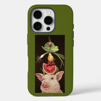 Étui pour iPhone 16 Pro Lulu le cochon