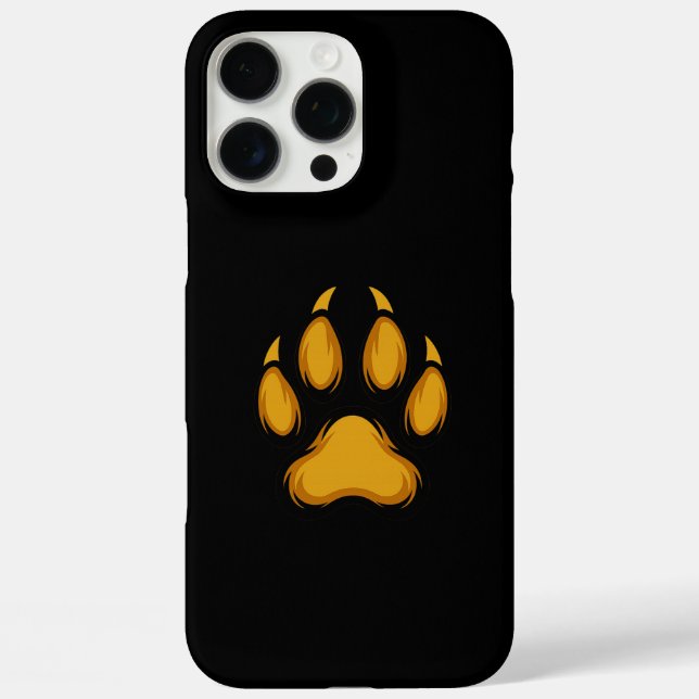 Étui pour iPhone 16 Pro Max Patte de Raton Laveur  (Verso)