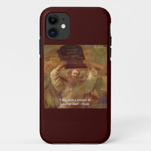 Étui pour iPhone 5/5S Moïse de Rembrandt & Citatio