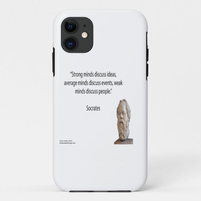Étui pour iPhone 5/5S Socrate & Esprits Forts Cita (Dos)