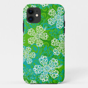Étui pour iPhone 5 à motif d'hibiscus dentelle
