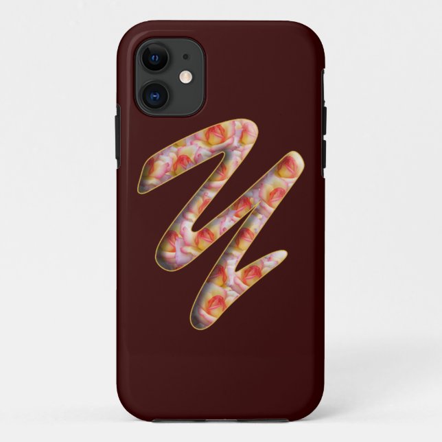 Étui pour Iphone 5 à motif Y monogramme dans les r (Dos)