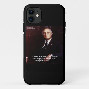 Étui pour iPhone 5 avec citation de FDR et fin de