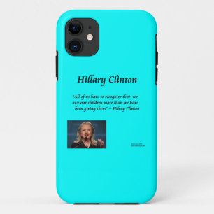 Étui pour iPhone 5 avec citation de Hillary Clinto