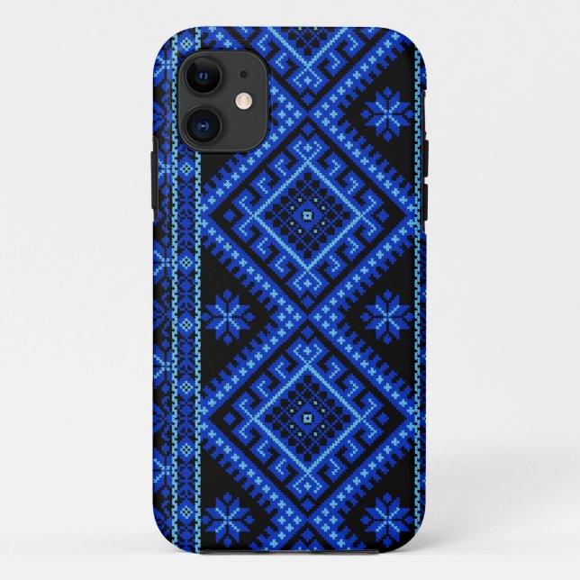 Étui pour iPhone 5 Broderie de croix ukrainienne (Dos)