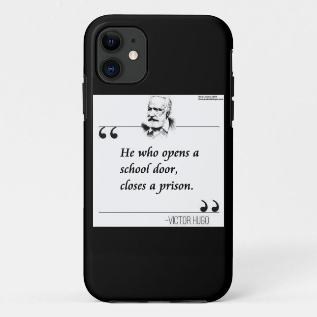 Étui pour iPhone 5 Citation de porte de l'école Vi (Dos)