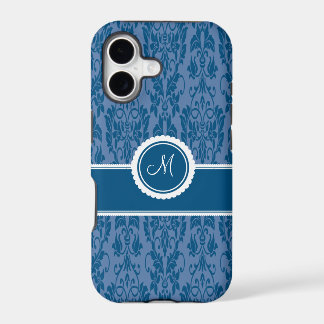 Étui pour iPhone 5 damassé avec monogramme myrtill