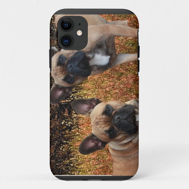 Étui pour iPhone 5 de Bouledogues Français (Dos)