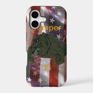 Étui pour iPhone 5 Drapeau Américain Bulldog