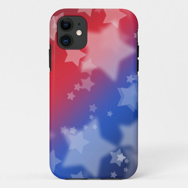 Étui pour iPhone 5 Étoiles Patriotiques (Dos)