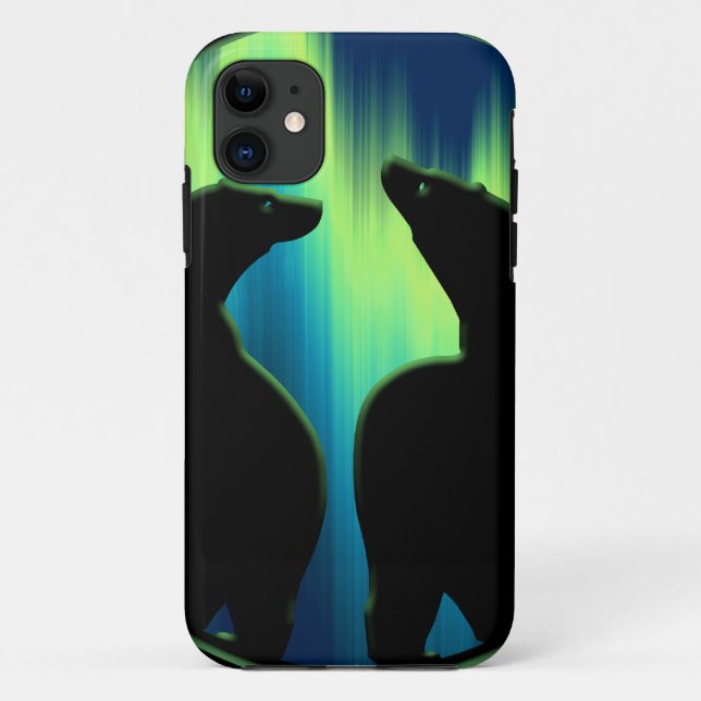 Étui pour iPhone 5 Ours Polaire Art Faunique Cadea (Dos)
