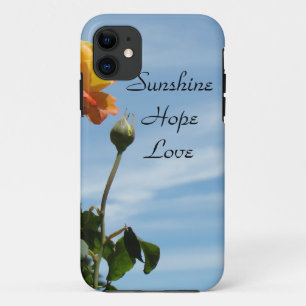 Étui pour iPhone 5 Sunshine Hope Love Ciel bleu ro