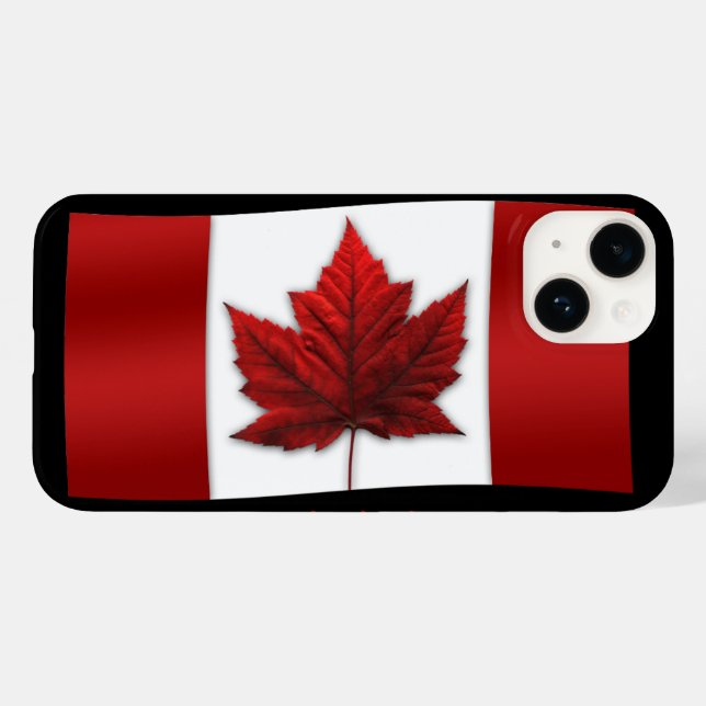 Étui pour iPhone 6 Drapeau du Canada Étui personna (Verso (horizontal))