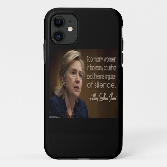 Étui pour iPhone 6 Hillary Clinton Femmes R Silenc (Dos)
