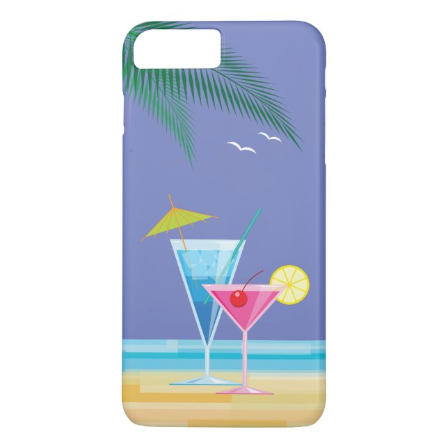 Étui pour iPhone 7 Plus - Cocktails Tropicaux - vi (Dos)