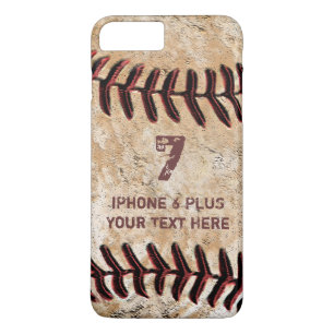 Étui pour iPhone 7 PLUS de baseball personnalisé V
