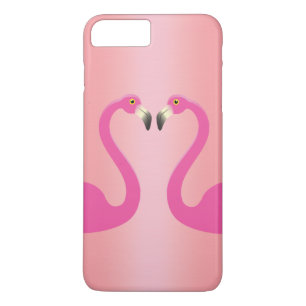 Étui pour iPhone 7 Plus Flamingos qui s'embrassent