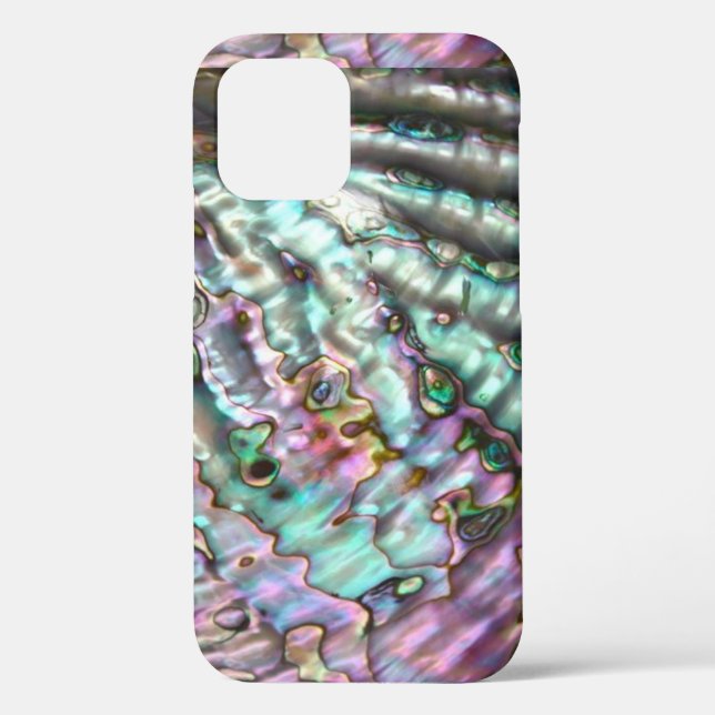 Étui pour iPhone à impression de coquille d'abalon (Verso)