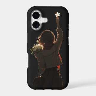 Étui pour iPhone à regard plein d'espoir