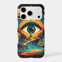 Étui pour iPhone All Seeing Eye | Art Psychédéliqu