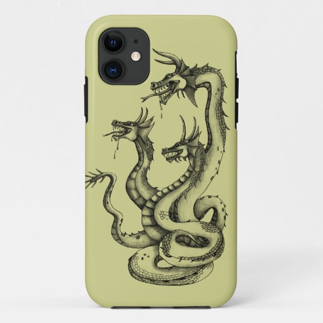 Étui pour iPhone Case-Mate à motif d'hydre à trois (Dos)
