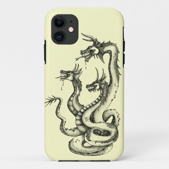 Étui pour iPhone Case-Mate à motif d'hydre à trois (Dos)